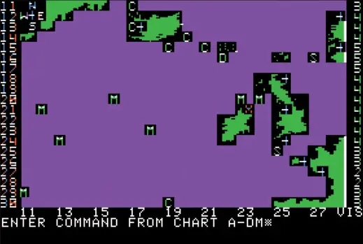  ??  ?? ABOVE: Computer Bismarck kickstarte­d the wave of computer wargames in 1980.