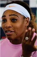  ?? REX ?? Worry: but Williams says she will play the French Open