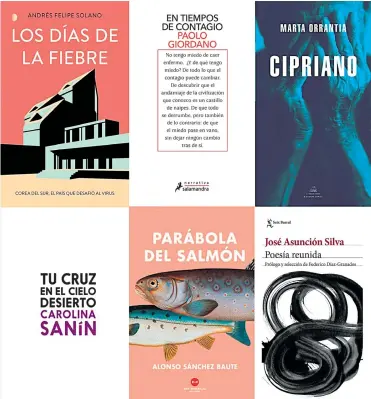  ??  ?? Las portadas de los libros lanzados en los últimos meses que recogen diferentes géneros literarios.