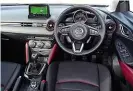 ??  ?? Mazda features driver-focused layout