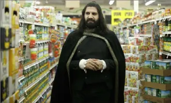  ?? John P Johnson/FX ?? Kayvan Novak portrays vampire Nandor in the FX series “What We Do in the Shadows.”