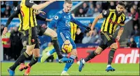  ??  ?? HIT: James Maddison lashes home a superb volley