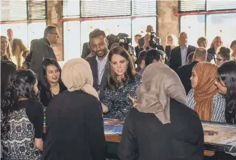  ??  ?? Young Asian Voices played a key role in the Duke and Duchess of Cambridge’s visit to The Fire Station.