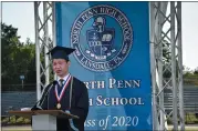  ?? SUBMITTED PHOTO ?? North Penn High School class of 2020Valedi­ctorian Tony Xu reflects on lessons learned during the past several months away from school.