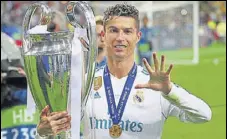  ?? REUTERS ?? Cristiano Ronaldo has won five Champions League titles.