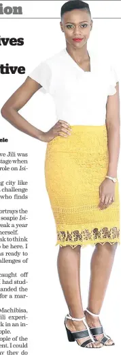  ??  ?? Sibusisiwe Jili has made a name for herself.