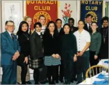  ??  ?? In 1991, The Rotary Club of Chester sponsored the Widener University Rotaract Club.