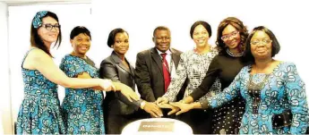  ??  ?? L-R: Member, Deloitte Women Initiative, Mrs. Juliet Vorster; Deloitte Partner, Mrs Ijeoma Onwu; Guest Speaker, Mrs. Bisi Adeyemi; CEO,Deloitte West Africa, Mr. Fatai Folarin; ED, Finance, Standard Chartered Bank Nigeria and Guest Speaker, Mrs. Yemi...