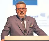  ?? ?? Boman Irani. Indian actor and motivation­al speaker, at the Institute of Chartered Accountant­s of India Dubai Chapter (ICAI) event at the Grand Hyatt on Sunday.