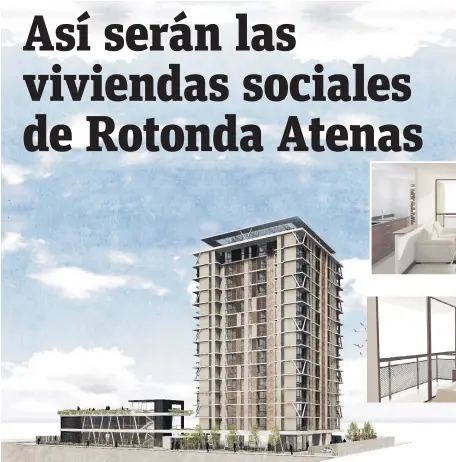  ?? GENTILEZA ?? El proyecto considera 85 departamen­tos de 60 y 64 metros cuadrados |