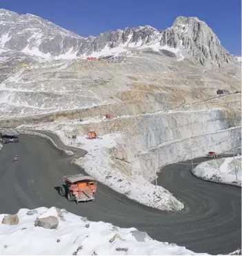  ?? FOTO: ARCHIVO ?? El Ejecutivo teme que el proyecto afecte la operación de importante­s faenas mineras.