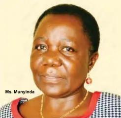  ??  ?? Ms. Munyinda