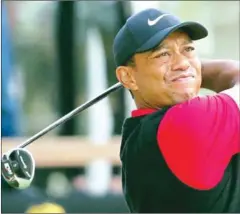  ?? AFP ?? Tiger Woods of the US tees off at the 18th hole during the final round of the PGA Zozo Championsh­ip golf tournament at the Narashino Country Club in Inzai, Chiba prefecture, on October 28, 2019.