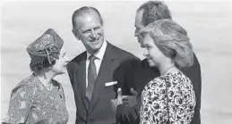  ?? EFE ?? El duque y la reina de Inglaterra con los reyes de España en 1988.