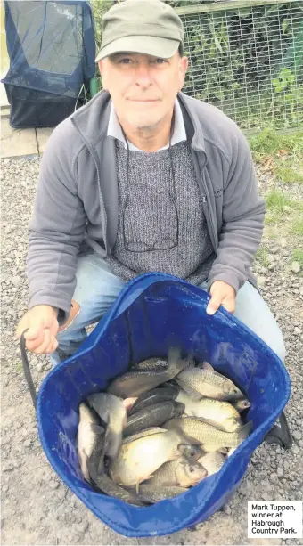  ??  ?? Mark Tuppen, winner at Habrough Country Park.