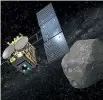  ??  ?? An artist’s impression of the Hayabusa2 space craft as it nears asteroid 1999 JU3.