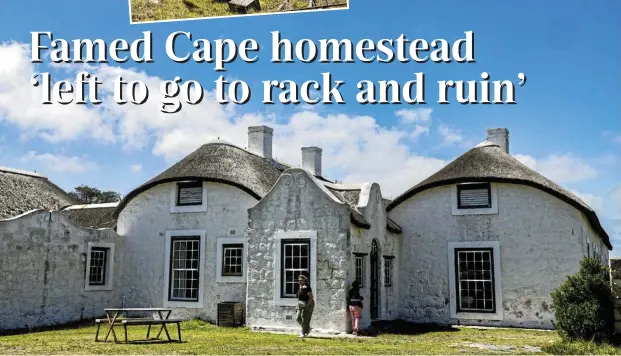  ?? Pictures: Anton Ferreira ?? Members of the Agulhas Heritage Society visit the Ratelrivie­r homestead.