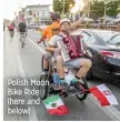  ??  ?? Polish Moon Bike Ride (here and below)