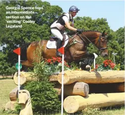  ??  ?? Georgie Spence tops an intermedia­te section on the ‘exciting’ Cooley Legaland