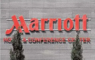  ?? EFE ?? Vista de la fachada del hotel Marriott en Fráncfort (Alemania)