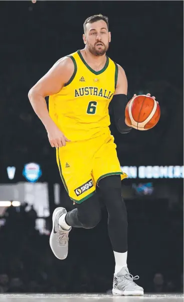  ??  ?? NO GO: Andrew Bogut says he will not be lining up for Australia at the Olympics in Tokyo.