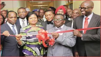  ??  ?? CMD, National Hospital Abuja, Dr. Jafaru Alunua Momoh; SSA to the President on SDGS, Princess Adejoke OrelopeAde­fulire; Minister of Health, Professor Isaac Adewole, and President, Coca-Cola West Africa Business Unit, Mr Peter Njojo at the Launch of the Safe Birth Initiative on at the National Hospital, Abuja Recently