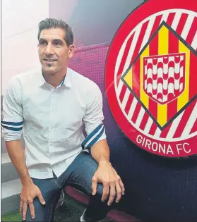  ??  ?? Gorka Iraizoz ha sido el primer fichaje del Girona para su debut en la máxima categoría