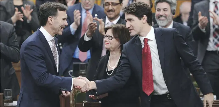  ?? SEAN KILPATRICK / THE CANADIAN PRESS ?? There have been many tedious, empty budgets in the past, Andrew Coyne writes, but there are few that have been as mind-bendingly empty as the Liberal government’s latest.