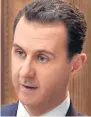  ??  ?? BRUTAL President Assad