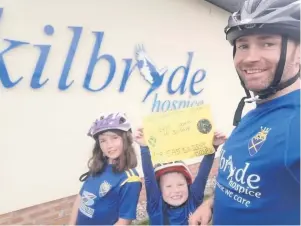  ??  ?? Great effort EKYM helped raise thousands of pounds to keep Kilbryde Hospice operating