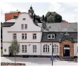  ?? FOTO: MELLES & STEIN AG ?? Der Alte Bahnhof in Erkrath: Fassade und Dach des Gebäudes stehen unter Denkmalsch­utz.