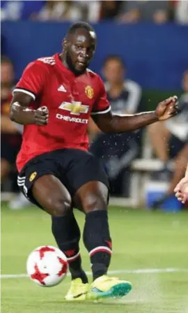  ?? FOTO PHN ?? Romelu Lukaku kwam bij zijn debuut voor United niet tot scoren.