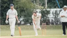  ?? ?? Fareham’s James Headen took three wickets in his side’s defeat