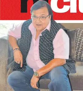  ?? DHEERAJ DHAWAN/HT PHOTO ?? Actor Rakesh Bedi in Lucknow