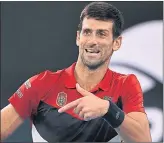  ??  ?? Novak Djokovic booked a final place for Serbia