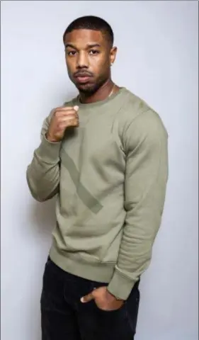  ?? ASSOCIATED PRESS FILE ?? Michael B. Jordan poses for a portrait at a press junket at the Montage Beverly Hills in Beverly Hills