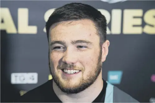  ?? PICTURE: ROSS PARKER/SNS/SRU ?? 0 Glasgow’s Zander Fagerson is relishing tomorrow’s Celtic Park battle with Leinster’s formidable pack.