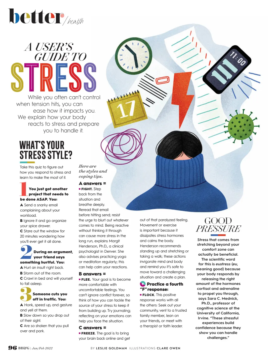 How Your Body Reacts to Stress, Science