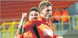  ?? Picture: SNS. ?? Billy Brown says his players must keep a close eye on former Dundee United front man David Goodwillie.