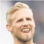  ??  ?? INSPIRED: Schmeichel loves Champions League