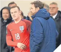  ??  ?? ■
Wayne Rooney and Gareth Southgate.