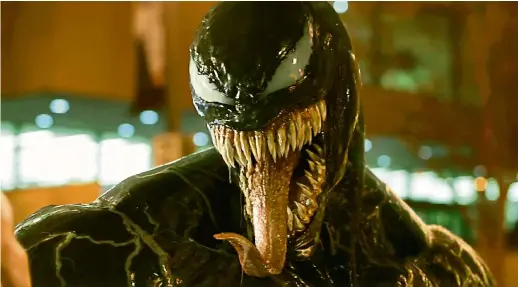  ?? — Sony Pictures ?? Venom will be the first movie in a planned Spider-Man cinematic universe.