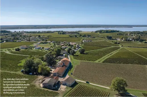  ?? ?? Au-delà des inaccessib­les terroirs de Grands crus, le vignoble bordelais recèle quelques parcelles à prix abordables, en Côtes de Bourg notamment.