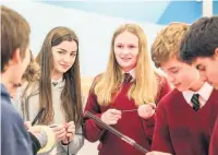  ??  ?? Youngsters from Bishop Gore, Bishop Vaughan, Morriston, Llangatwg and Dwr-y-felin comprehens­ives, Ysgol Gyfun Ystalyfera and Ysgol Gyfun Hirwaun attended the event.