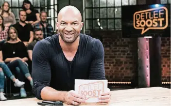  ?? FOTO: RTL II ?? Moderator Detlef Soost will ein offenes Ohr für die Probleme und Meinungen seiner Gäste haben.