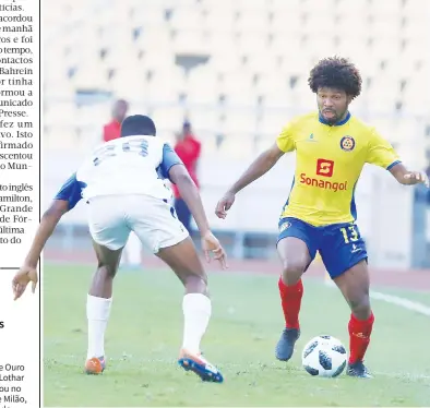 Jornal de Angola - Notícias - 1º de Agosto vitorioso no jogo com o Maquis