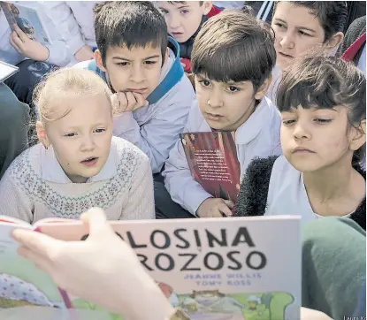  ?? Gza. prensa ?? Organizada por la Fundación Leer, la maratón cierra con Liniers y participan también docentes