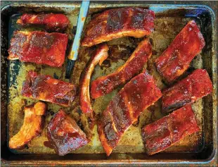  ?? COURTESY LYNDA BALSLEV ?? This easy and salty sweet dry rub recipe makes for juicy and succulent ribs for your family to enjoy.