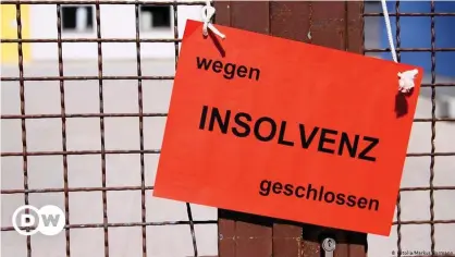  ??  ?? Germany managed to avoid a wave of bankruptci­es in 2020 that many had feared