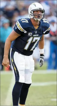  ??  ?? After 16 seasons with San Diego Chargers, eight-time Pro Bowl quarterbac­k Philip Rivers will join the Indianpoli­s Colts in 2020.